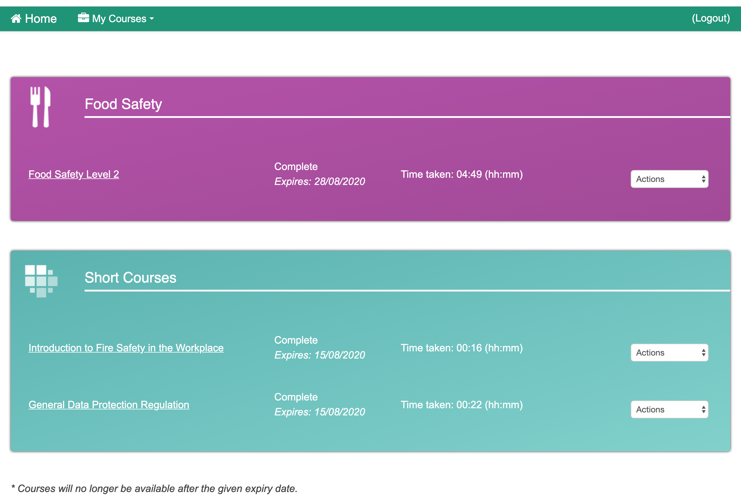 How do I start my course?! Training at Work Group